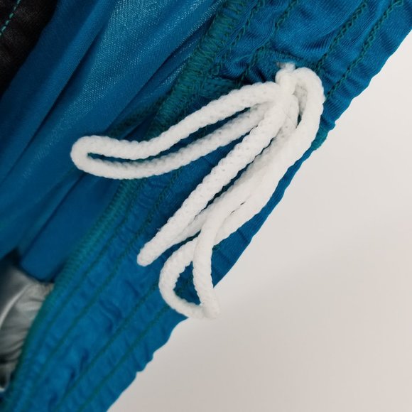 Vintage Nike Running Tights Track Pants Teal Black Purple Unisex size Large - Picture 10 of 11